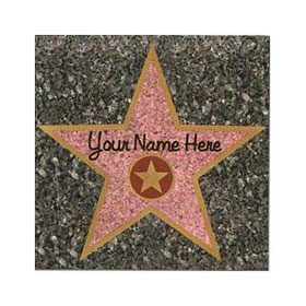 Hollywood Star Sticker