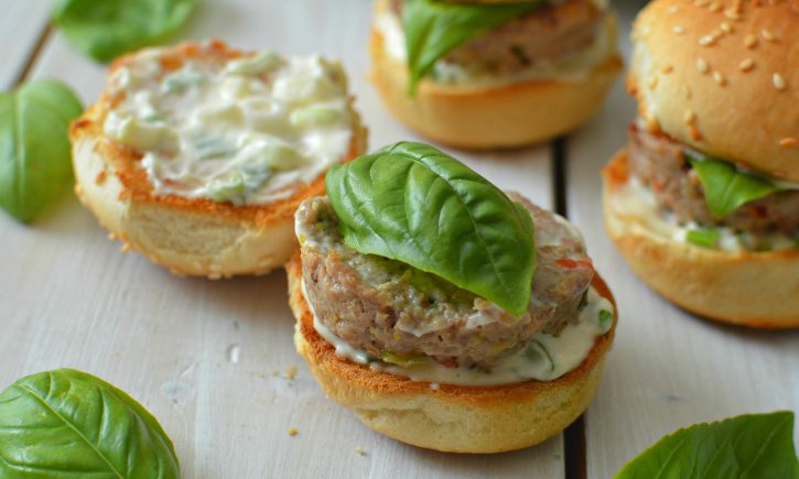 Toddler Meal: Baked Thai Chicken Sliders