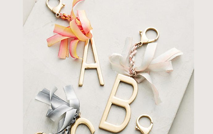 Monogrammed Key Chain