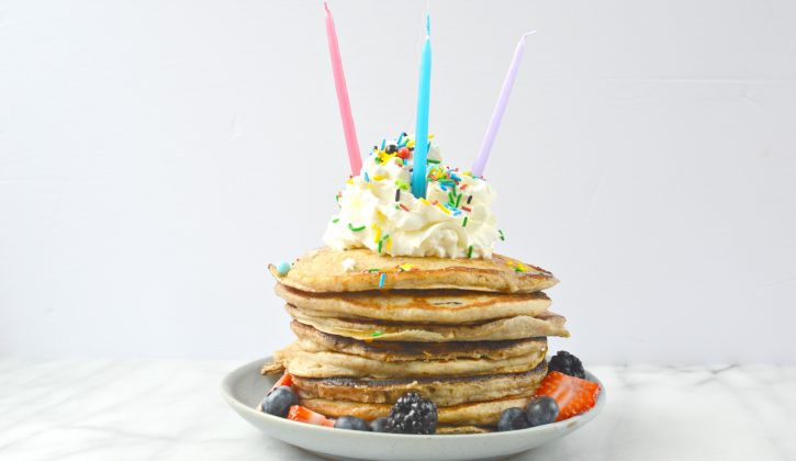 birthday breakfast pancakes