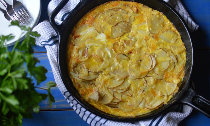Spanish Frittata Tortilla 5 ingredient meals easy weeknight recipes for families